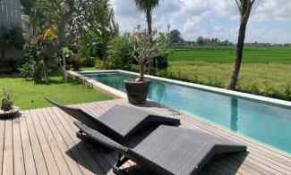 Dijual Villa Baru Luxury View Sawah dekat Pantai Mengening