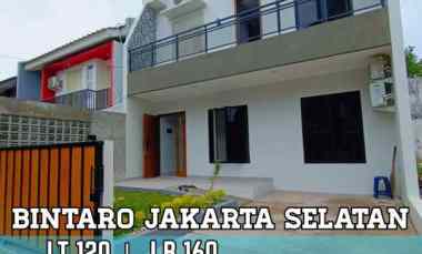 dijual rumah jalan raya bintaro