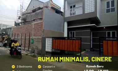 dijual rumah jalan raya cinere mal