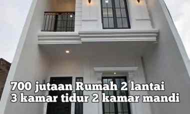 Rumah Baru Harga 700jtAn 2 Lantai di Cipayung Depok.Bisa Kpr Bank