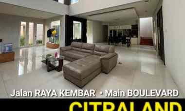 Dijual Rumah Raya Citraland Utama Surabaya Barat- Luas 541 m2 - Mewah