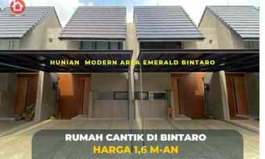 Rumah Baru Cluster di Bintaro.Nempel Emerald Sektor 9.dkt Stasiun