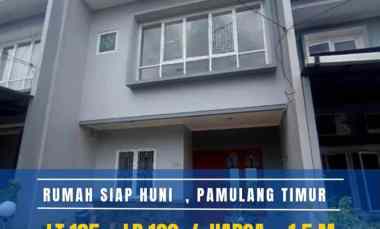 dijual rumah jalan raya pinang