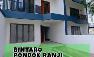 Rumah Baru dalam Komplek di Bintaro,Pondok Ranji.5 menit ke Stasiun