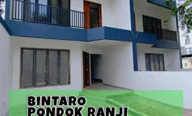 dijual rumah jalan raya rengas pondok