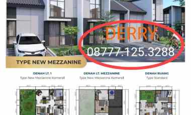 Derry Grand Harmoni 1 Tigaraksa Rumah Subsidi Konsep Mezzanine