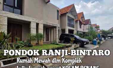 Rumah Mewah Cluster Privat Kolam Renang di Bintaro, Pondok Ranji