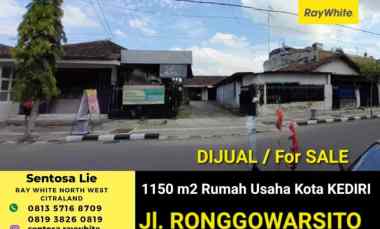 dijual rumah jalan ronggowarsito