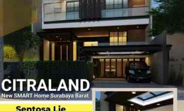 Rumah Baru Waterfront Citraland Surabaya New Smart HOME dekat UC, GWal