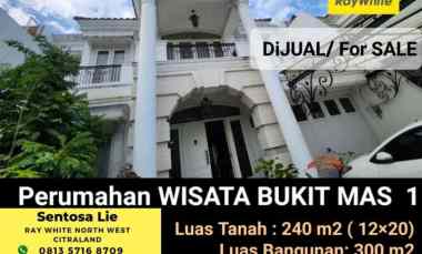 Murah LUAS Dijual Rumah Wisata Bukit Mas 1 Alexandria Furnished Mewah
