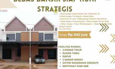 Rumah di Jatiluhur Jatiasih Bekasi Scandinavian Bebas Banjir Strategis