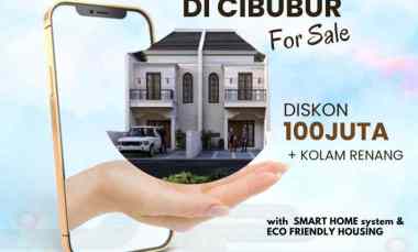 Rumah Premium 2 Lantai di Timur Jakarta Bonus Kola Renang
