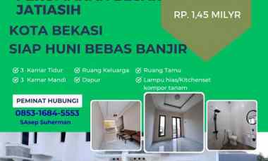 Rumah Baru American Classic Perumahan Besar Jatiasih Kota Bekasi