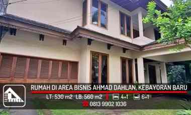 dijual rumah jl ahmad dahlan kebayoran baru