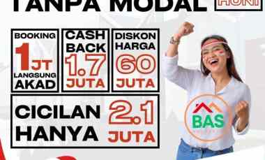 Rumah Siap Huni di Pesona Octoria tanpa Dp Cukup Booking 1 jt Allin