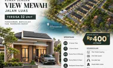 Rumah View Cantik Cihurip Residence Lokasi Sangat Strategis Keman