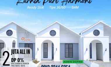 Rumah Siap Huni Cicilan Syariah dekat Kawasan Suryacipta