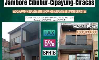 LAST UNIT Tawar Aja Cluster D Cipayung Cibubur Jambore Arundina Malaka