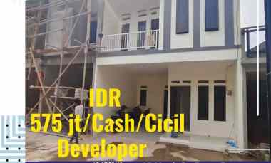 Rumah 2 LT tanpa Bunga Cicil Developer Rawa Kalong Pamulang