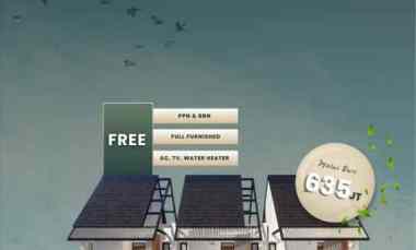 Mulai 635 juta, Rumah Eksklusif Malang Free AC, TV, Water Heater