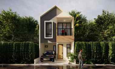 Rumah Scandinavian 2 Lantai Non Cluster di Cijantung Jakarta Timur