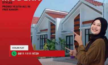 Dapatkan Rumah Murah Cicilan Flat Free Kanopi Arguna Sindangpanon