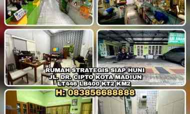 dijual rumah jl dr cipto kota madiun