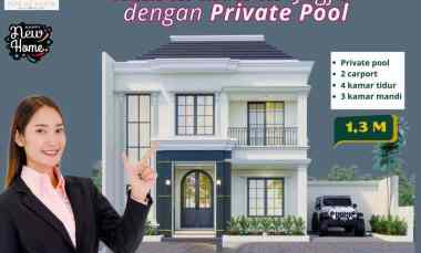 Hunian Mewah dengan Private Pool Mulai dari 1,3M, dekat Pusat Kota