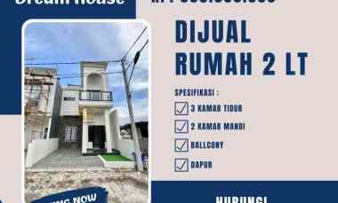 Dijual Rumah Baru 2 Lantai Strategis di Malang dekat dengan Plaza Aray