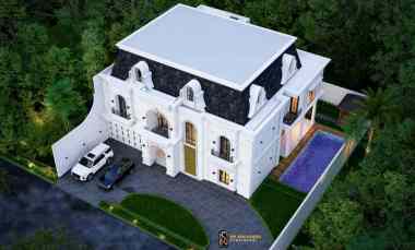 Rumah Baru Mewah American Classic di Jatipadang Jaksel On Progress