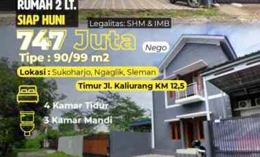 dijual rumah jl kaliurang km 12 5