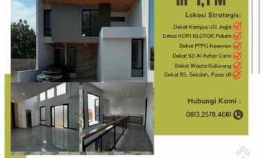 Hunian Modern Estetik dekat Kampus UII Jogja jl Kaliurang KM 12,5