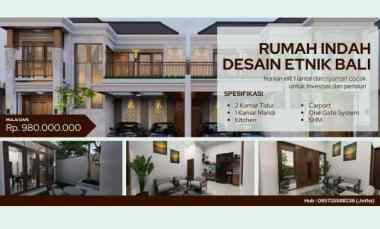 Harga Promo di Bawah 1m Rumah Elit View Merapi Daerah Palagan