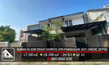 Rumah Asri dekat Kampus UPN Pondok Labu jl. Kramat, Pangkalan Jati