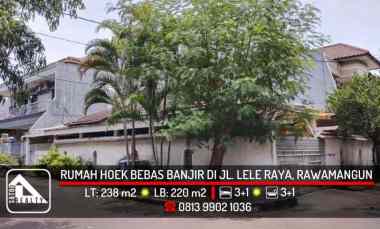 Rumah Dijual di Jl. Lele Raya, Rawamangun, Jakarta Timur