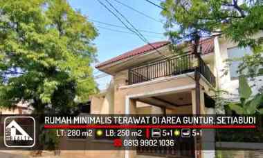 Rumah Dijual di Jl. Malabar, Guntur, Setiabudi, Jakarta Selatan