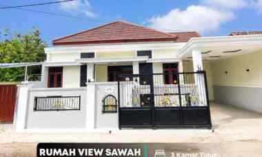 Rumah Mewah View Sawah di Jetis Sumberagung Bantul 700 meter jl. Mand