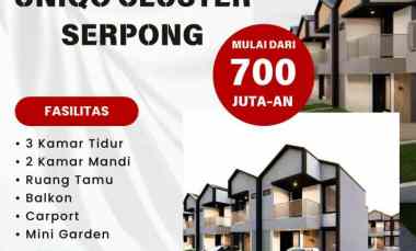 Dapatkan Uniqo Cluster Serpong dengan Harga Spesial 700 juta-an