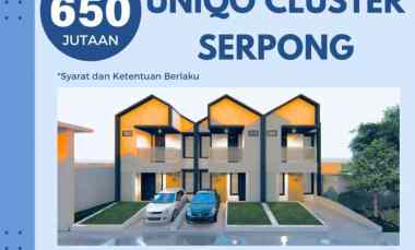 Exclusive Unit Terbatas Uniqo Cluster Serpong, Hubungi Segera