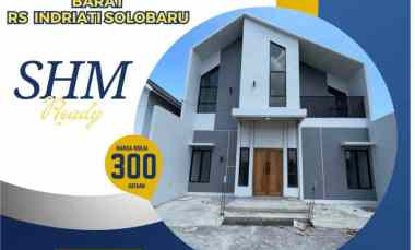 Rumah Pesan Bangun 300 Jutaan di Solobaru Rumah Ready Shm di Sukoharjo