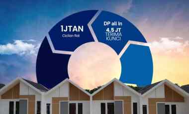 DP 4,5 juta Sampai Terima Kunci Rumah Double Dinding di Bandung