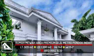 Rumah Mewah dengan Private Pool di Metro Pondok Indah, Jakarta Selatan