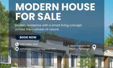 Modern House For Sale Ponorogo Sanaya Green View Smart Living Mulai