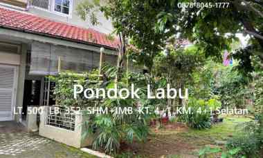 Jual Rugi Rumah Murah 2 Lt di jl. Pinang, Pondok Labu, Jakarta Selata
