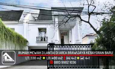 Rumah Mewah di Area Brawijaya, Kebayoran Baru, Jakarta Selatan