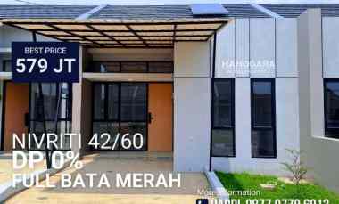 Rumah Full Bata Merah Pusat Kota Karawang Harga 579 juta Dp 0