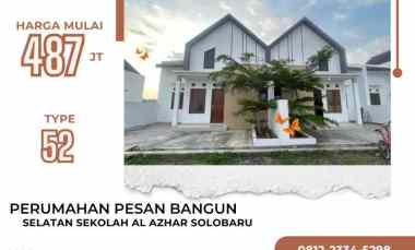 Promo Rumah Baru di Solobaru Hunian Murah Arah Gentan Raya Sukoharjo