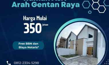 Cluster Murah Arah Pakuwon Mall Solobaru Rumah Promo di Baki Sukoharjo