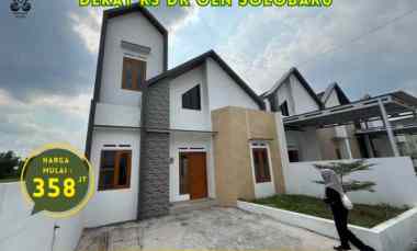 Hunian Bebas Banjir dekat Rs Dr Oen Solobaru Rumah di Baki Sukoharjo