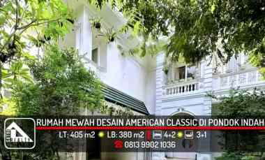 Rumah Mewah American Classics di Sekolah Duta, Pondok Indah, Jaksel
